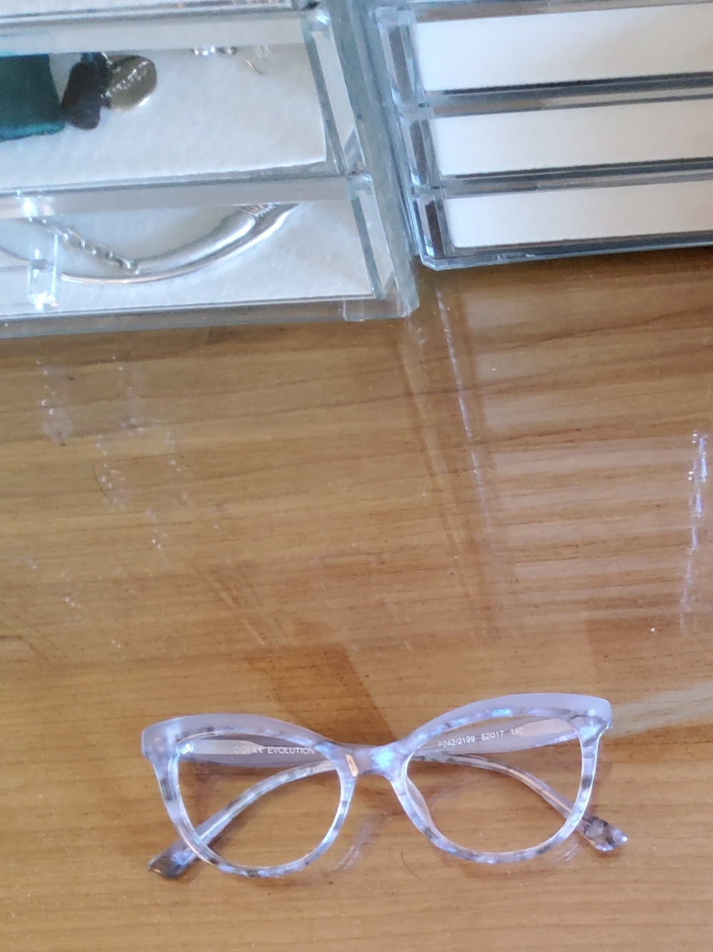 Frosted Lilac Purple Cat-Eye Women's OGI Glasses